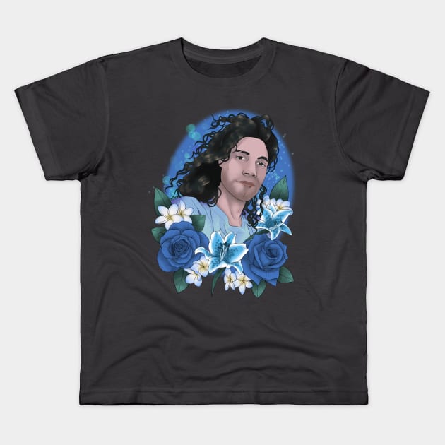 Floral Dan Kids T-Shirt by WtfBugg